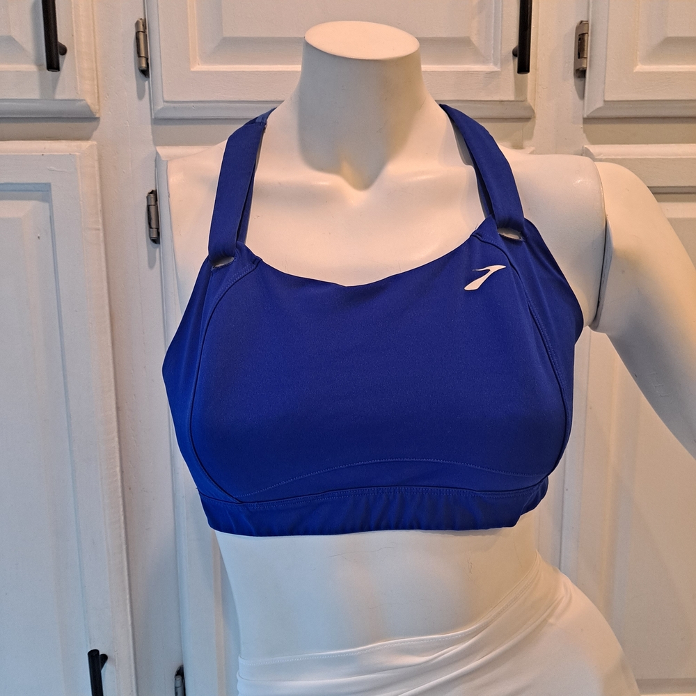 Brooks Juno Royal Blue Sports Bra